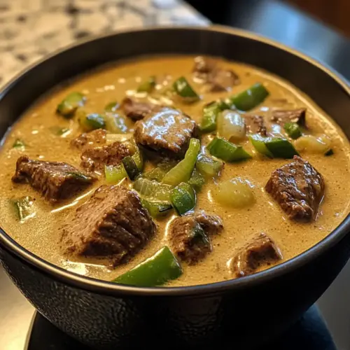 Käse Steak Suppe