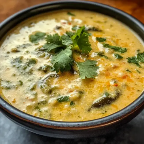 Chili gefüllte Suppe