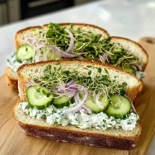 Gurken-Salat-Sandwiches