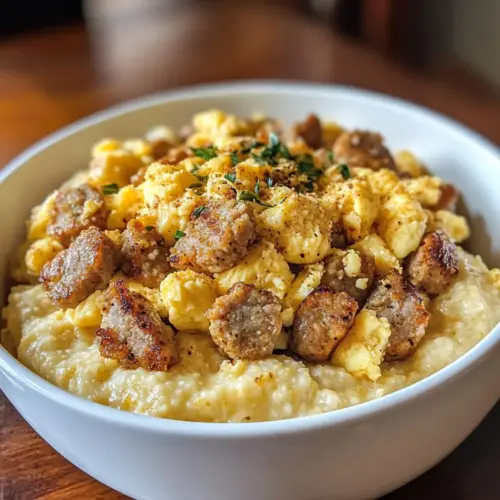 Grits Frühstücksschüssel