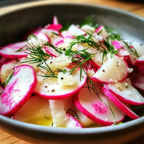 Radieschensalat Rezept Zutaten: - Radieschen - Gurke - Rettich - Frischkäse - Joghurt - Zitrone - Dill - Salz - Pfeffer Anleitung: 1. Radieschen und Gurke schneiden. 2. Rettich raspeln. 3. Frischkäse und Joghurt in einer Schüssel vermengen. 4. Zitronensaft, Dill, Salz und Pfeffer hinzufügen. 5. Das Gemüse unter die Mischung heben. 6. Kalt servieren.