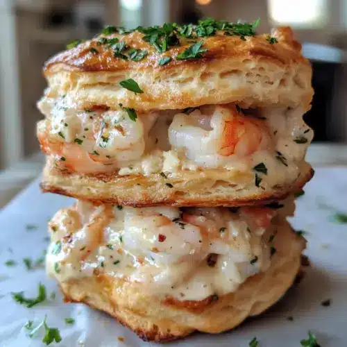 Herzhafte Garnelen- und Krabbenkekse schmelzen - ein erstaunliches ultimatives Rezept