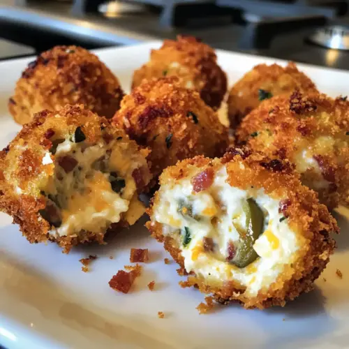 Bacon Jalapeño Popper Käsebälle