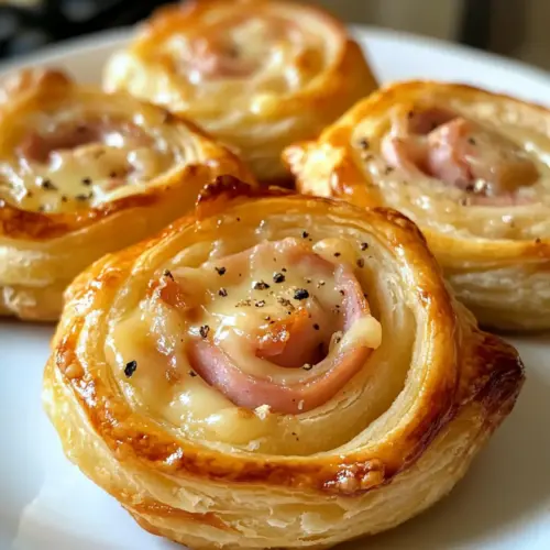 Schinken Käse Blätterteig