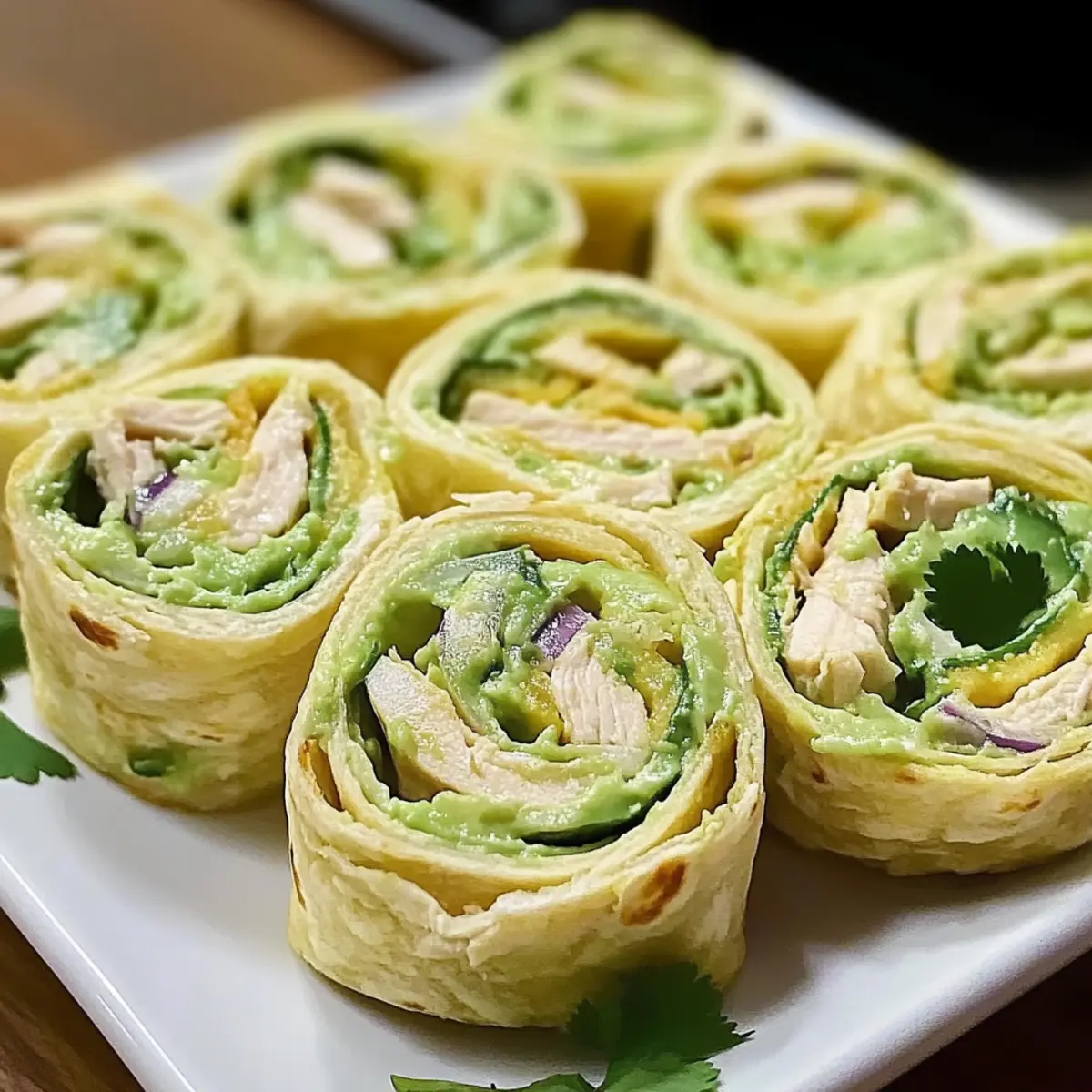 Avocado-Salat-Wickel