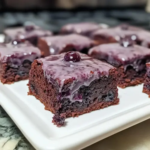 Blaubeer-Brownies