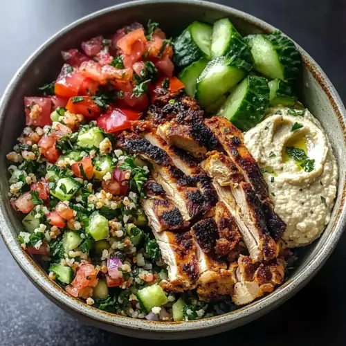 Hähnchen Shawarma Schüssel