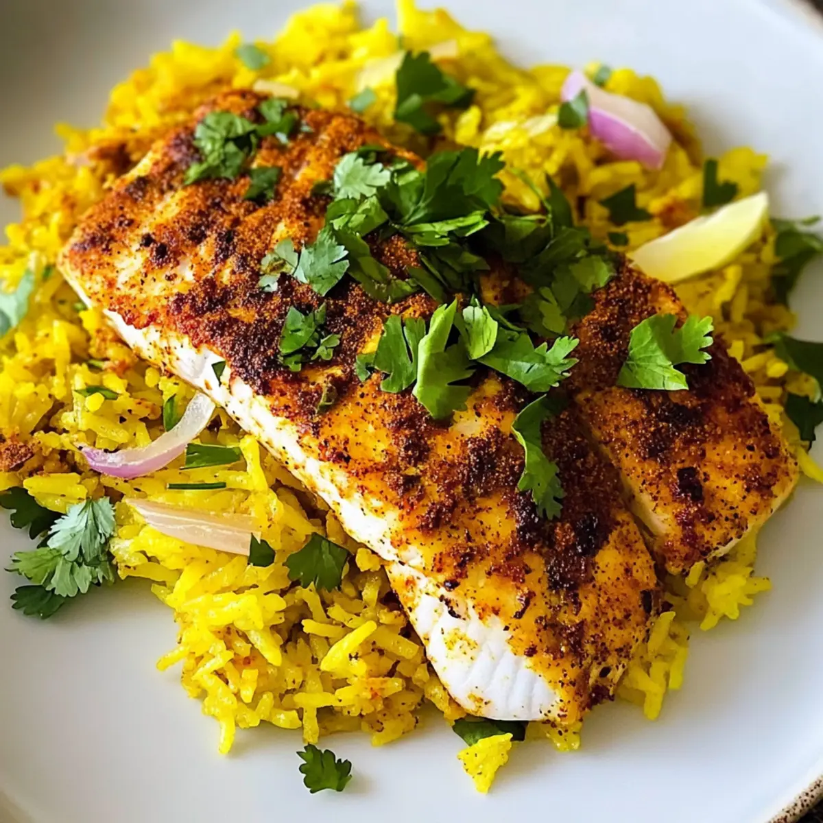 Masala Gebackener Fisch
