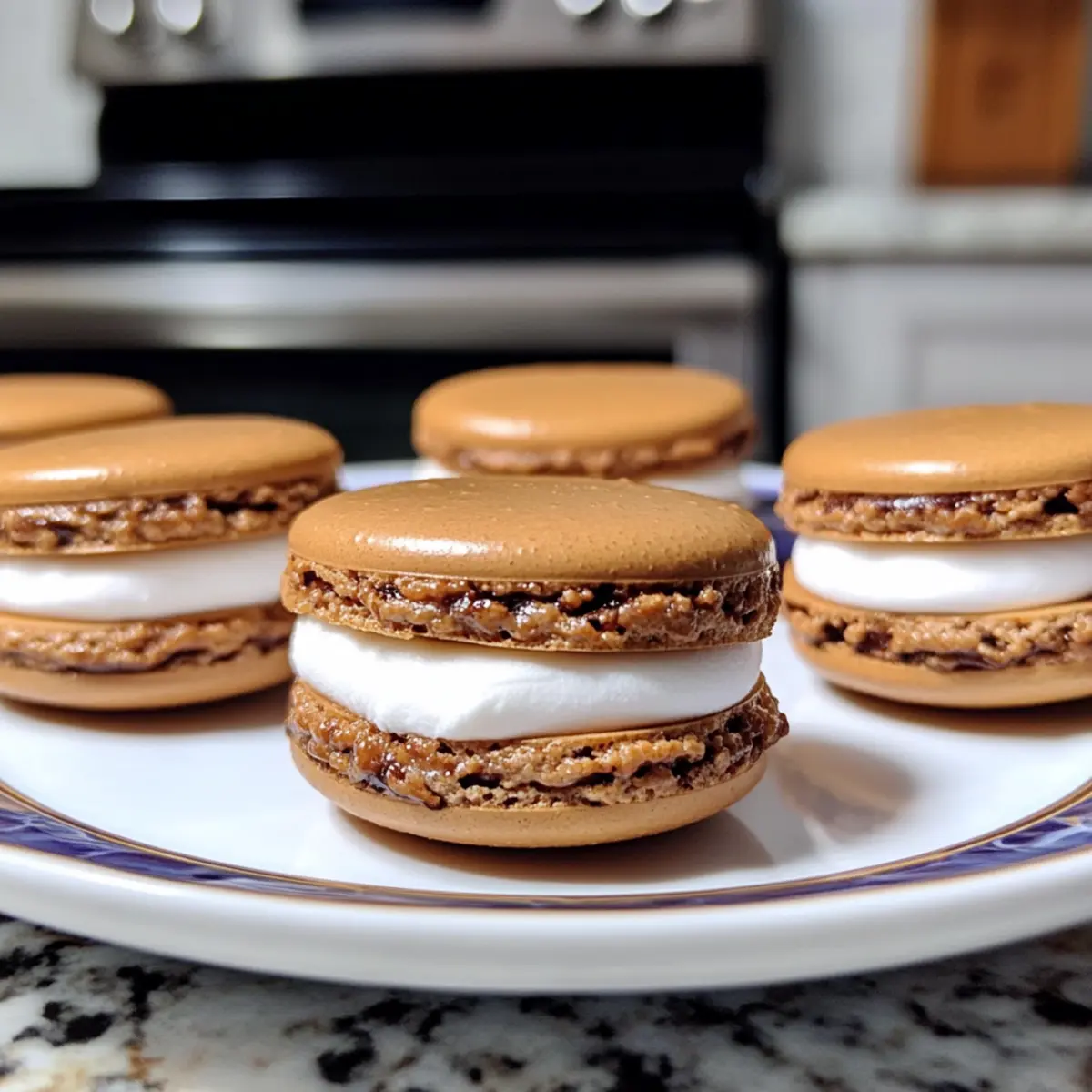 S'mores Macarons