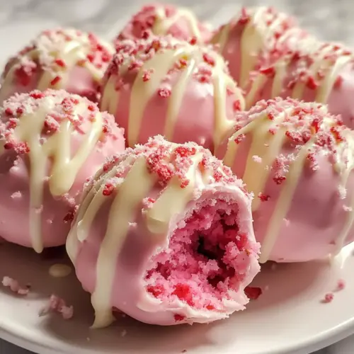 Erdbeerkuchen-Trüffel