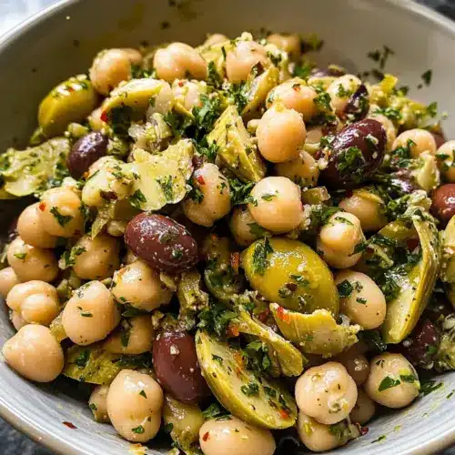 Za’atar-Bohnensalat