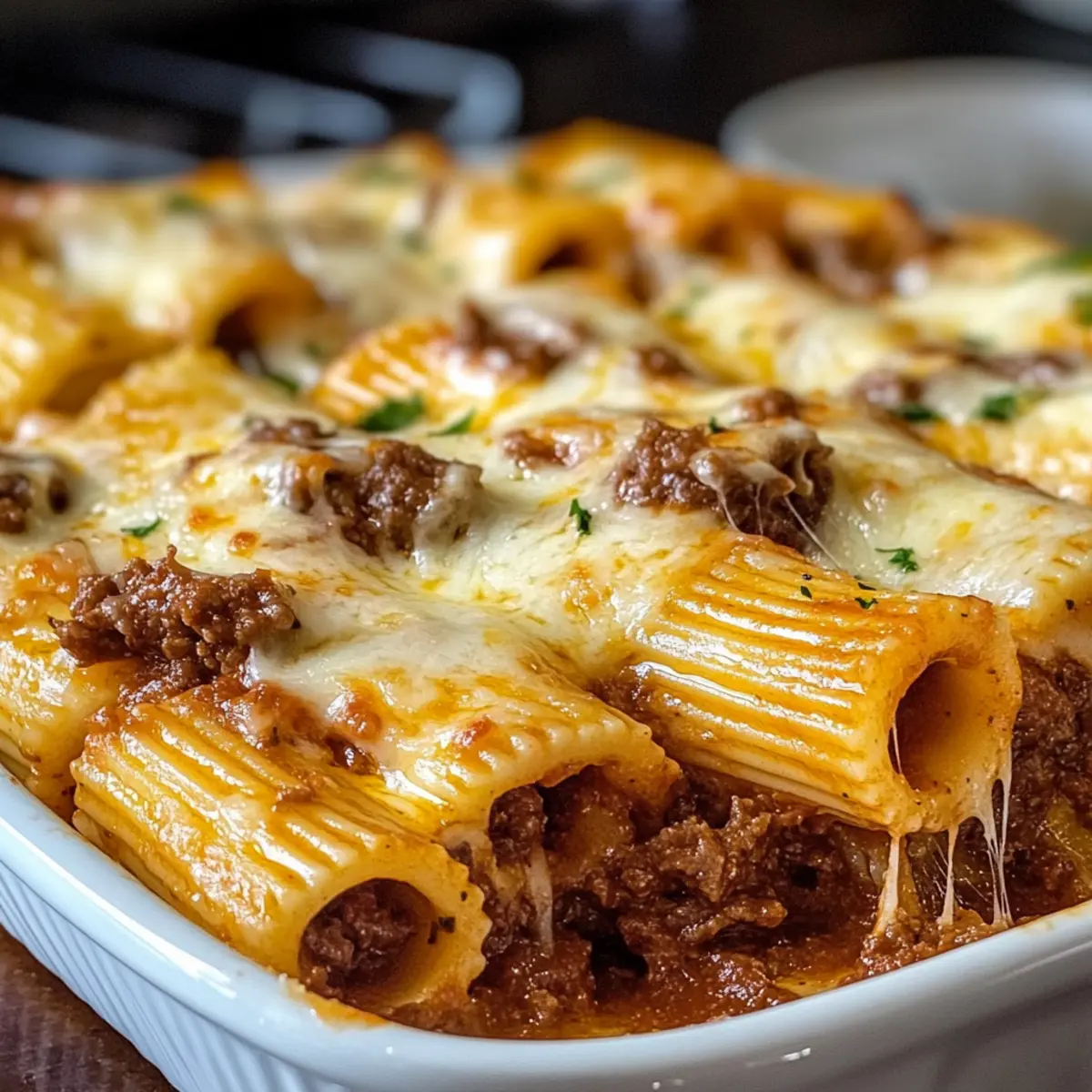 gebackene Rigatoni