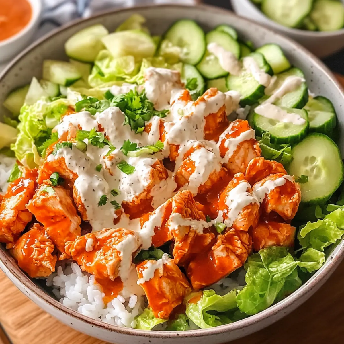 Buffalo Chicken Schüssel