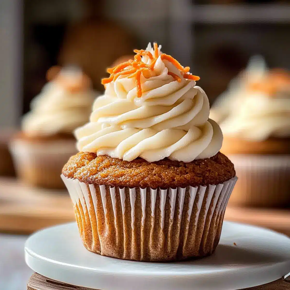 Karottenkuchen Cupcakes