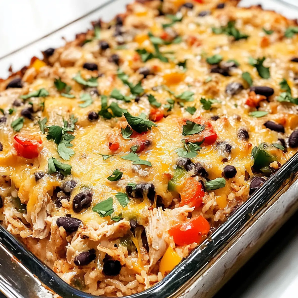 Hühnchen-Burrito-Auflauf