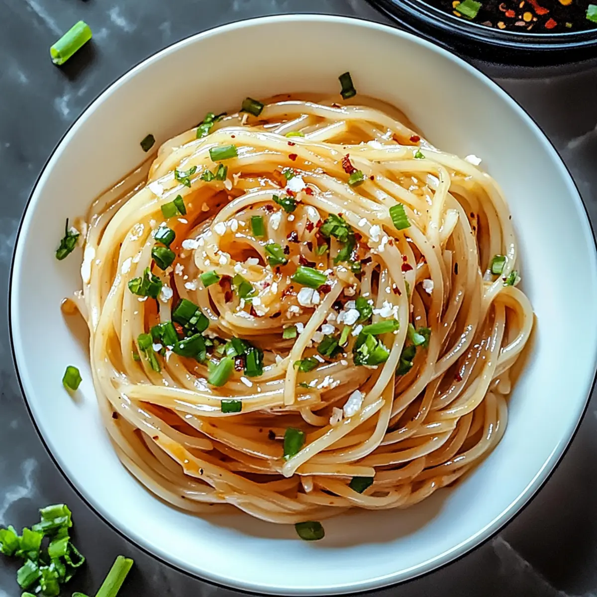 Chili Knoblauch Nudeln