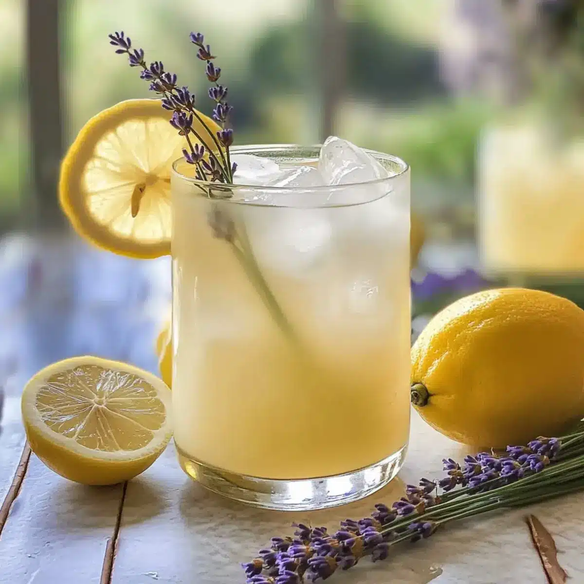Kokosnuss Lavendel Limonade