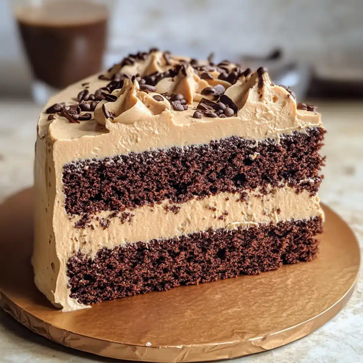 Kaffee Schokoladenkuchen