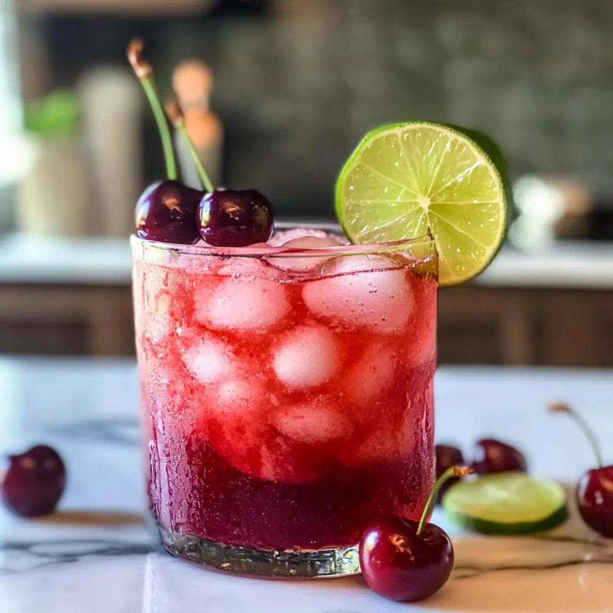 Frische Kirsch-Limonade
