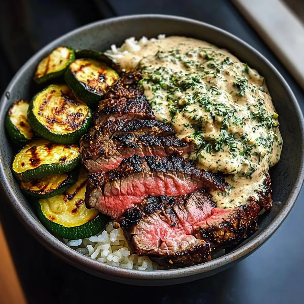 Gegrillte Steak-Schüssel