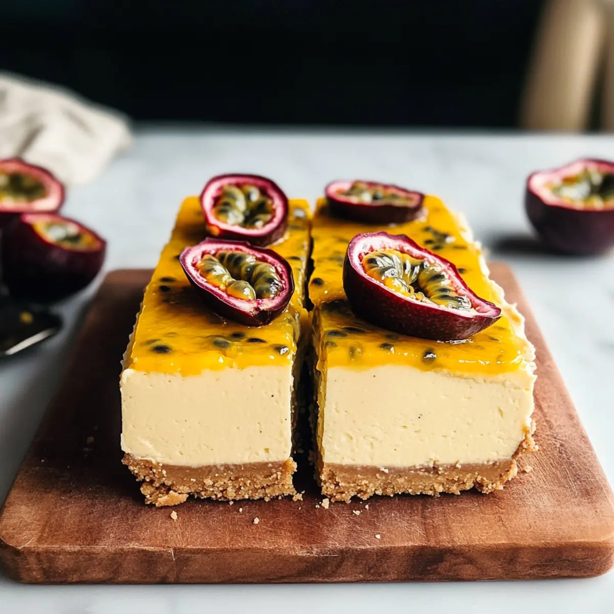 Passionsfrucht Käsekuchen