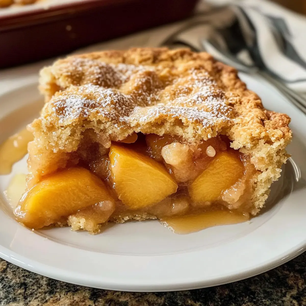 Pfirsichstreuselkuchen