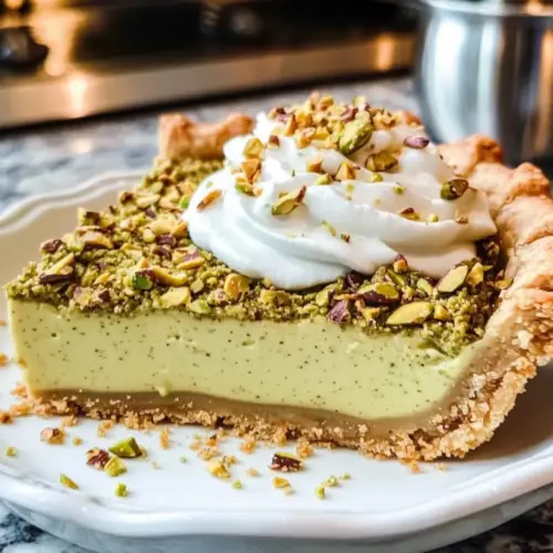 Pistazienpuddingkuchen