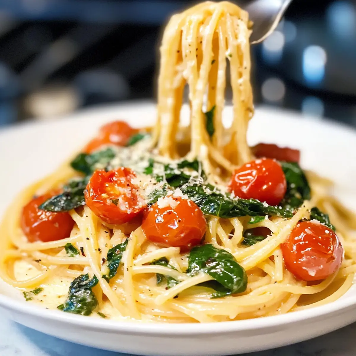 Geröstete Knoblauchpasta