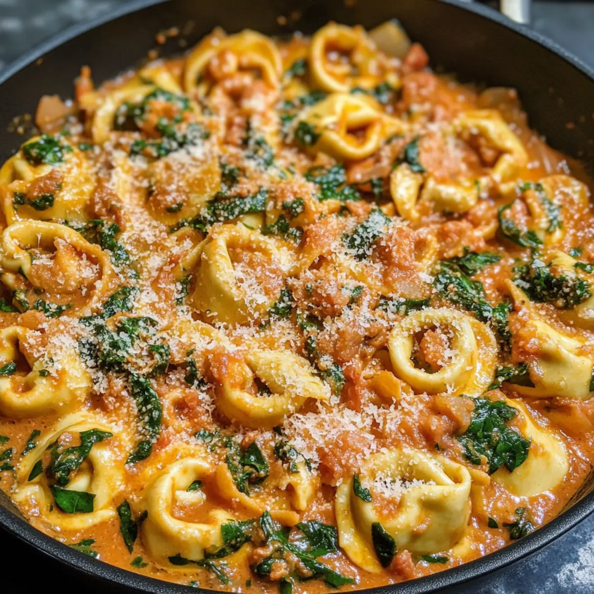 Spinat Tomate Tortellini