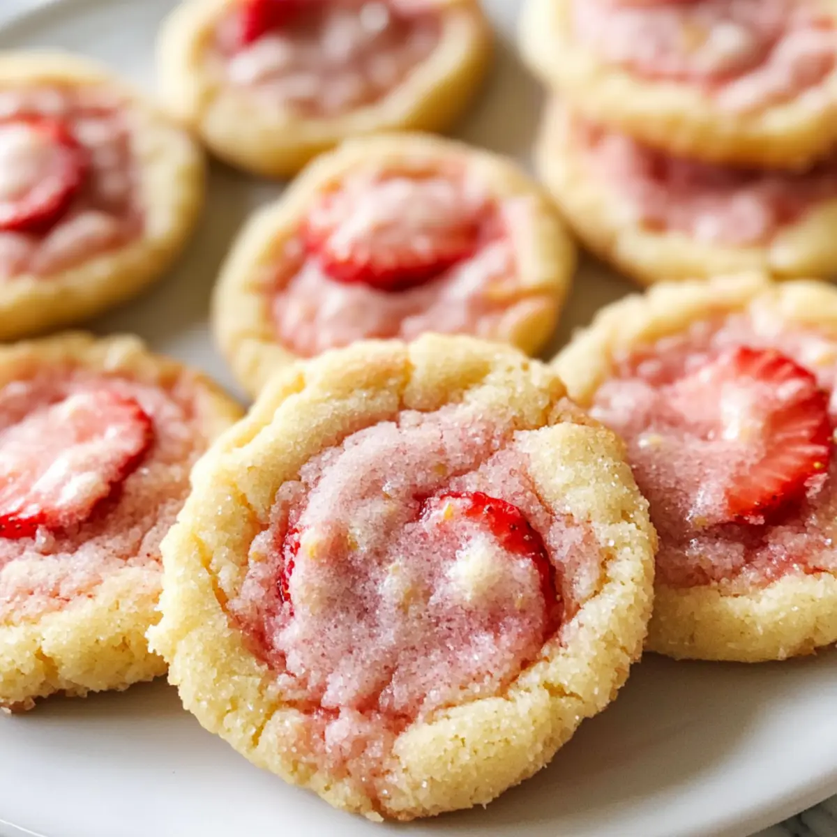 Erdbeer-Zitronen-Limonade-Zuckerplätzchen