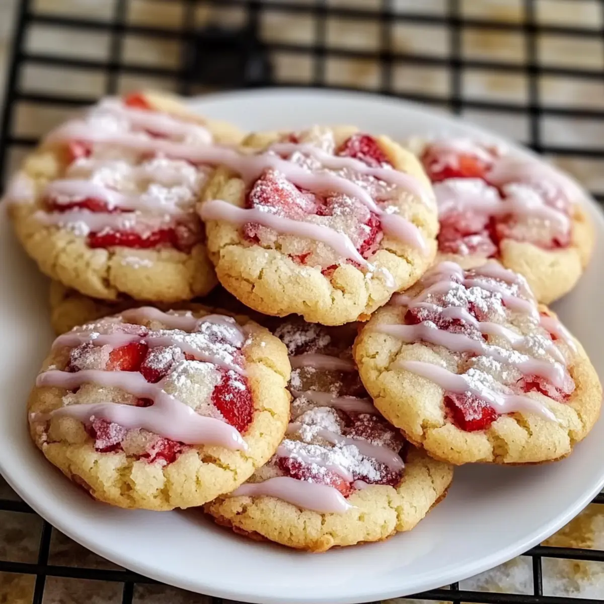 Erdbeer-Schlagsahne-Butterkekse