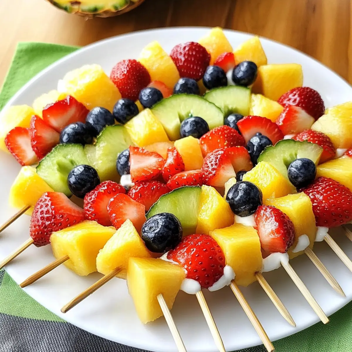 Sommer Dessert Pizza