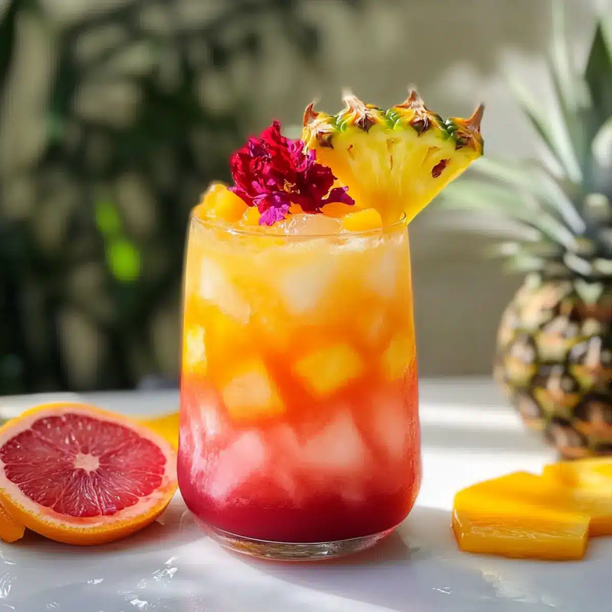 tropischer Mocktail