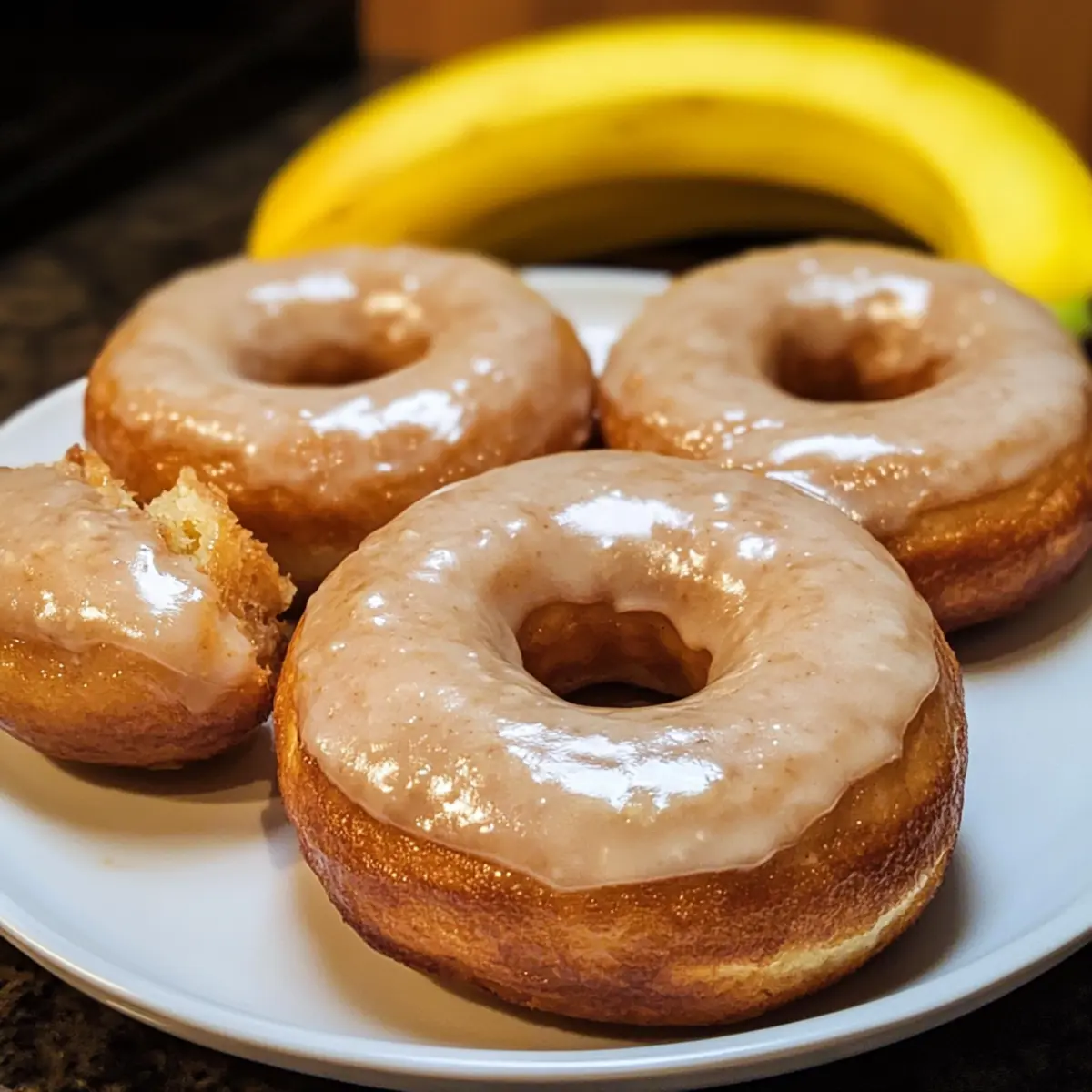 Bananenbrot-Donuts