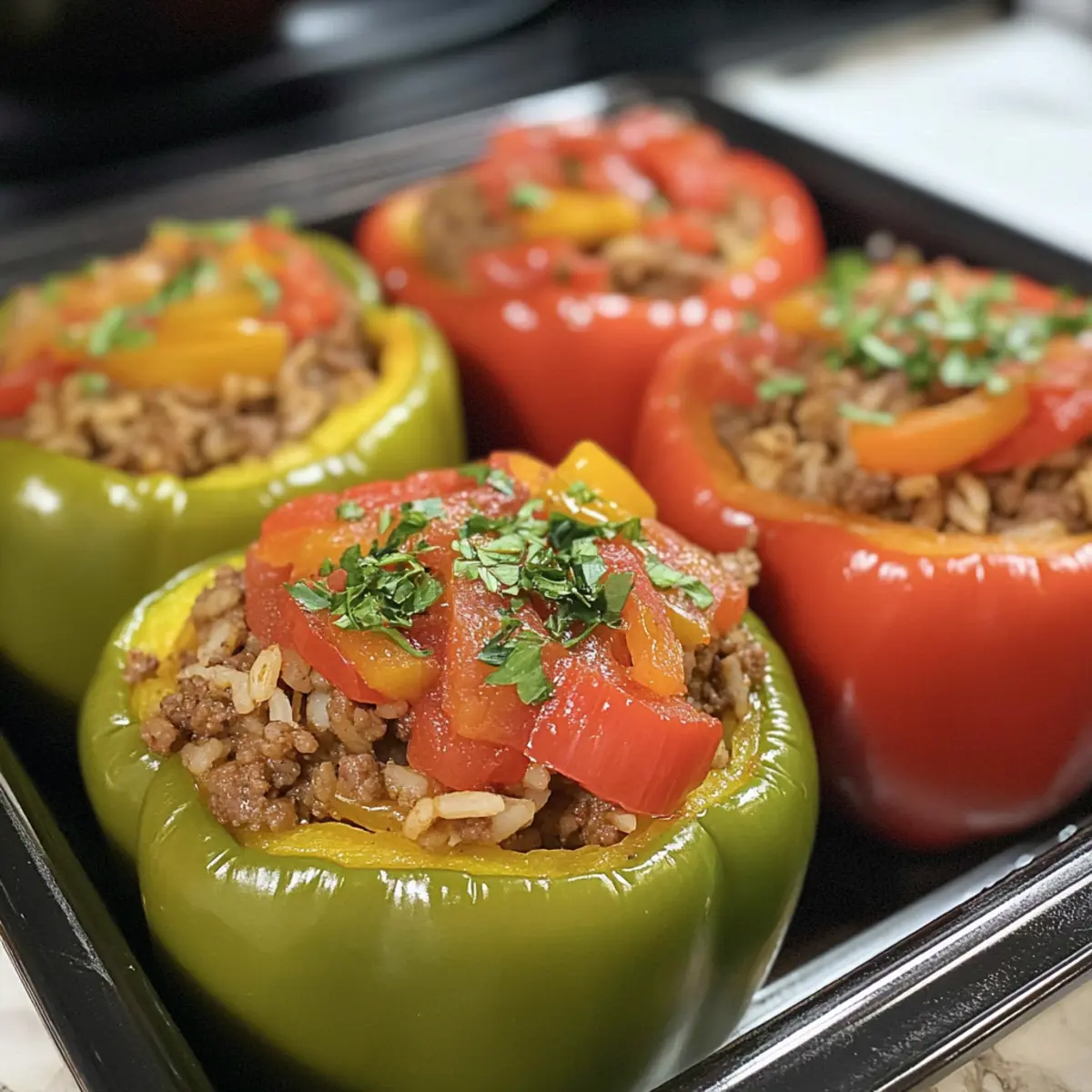 Crock Pot gefüllte Paprika