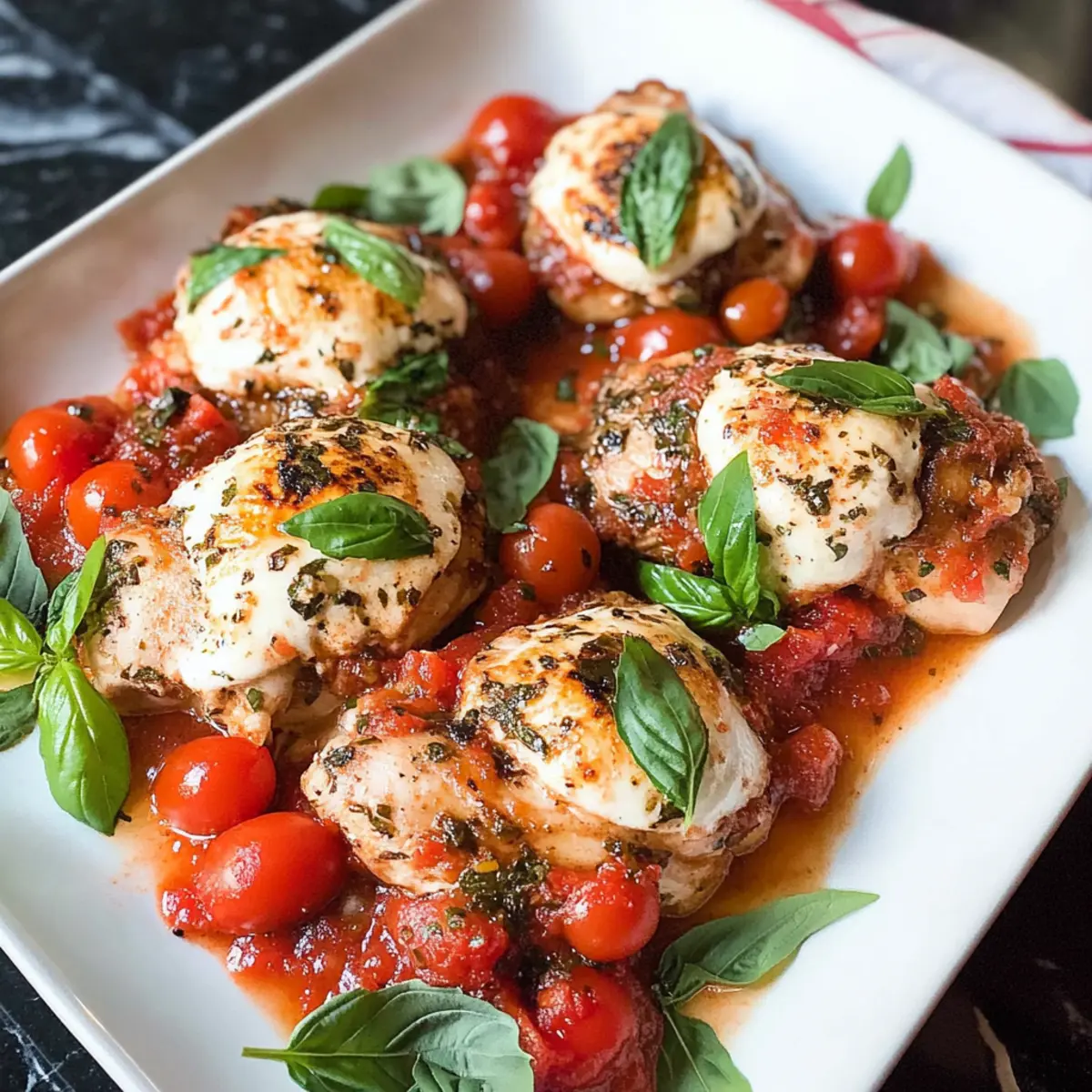 Crockpot Bruschetta Hühnchen