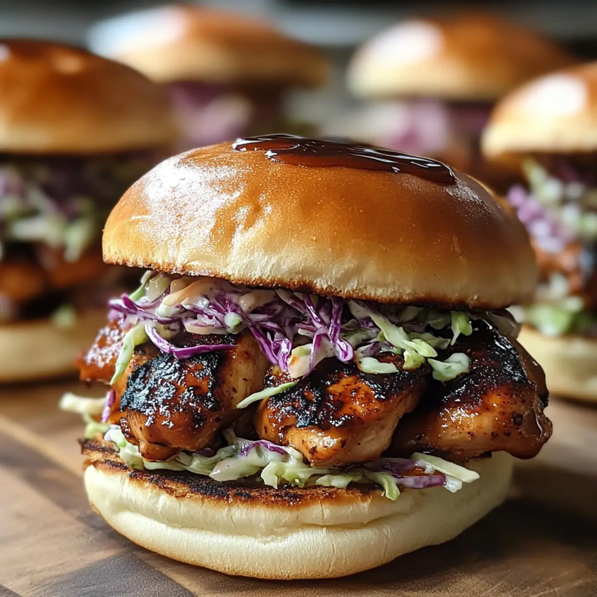 Honig Chipotle Hähnchen Slider