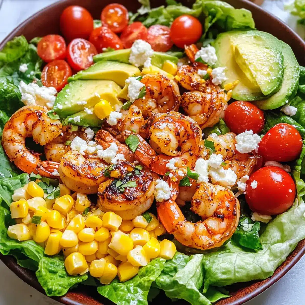 Honig-Limetten-Garnelensalat
