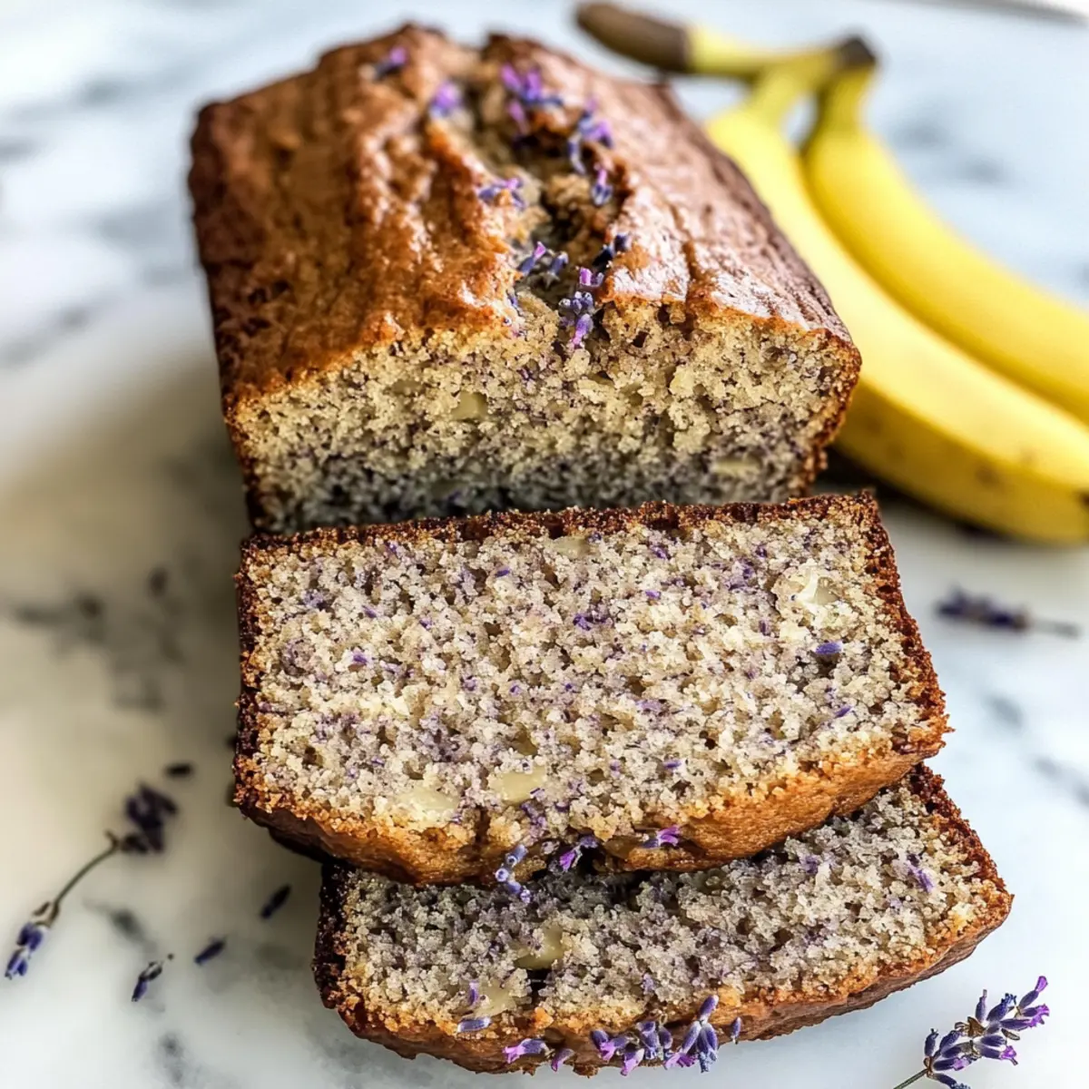 Lavendel Bananenbrot