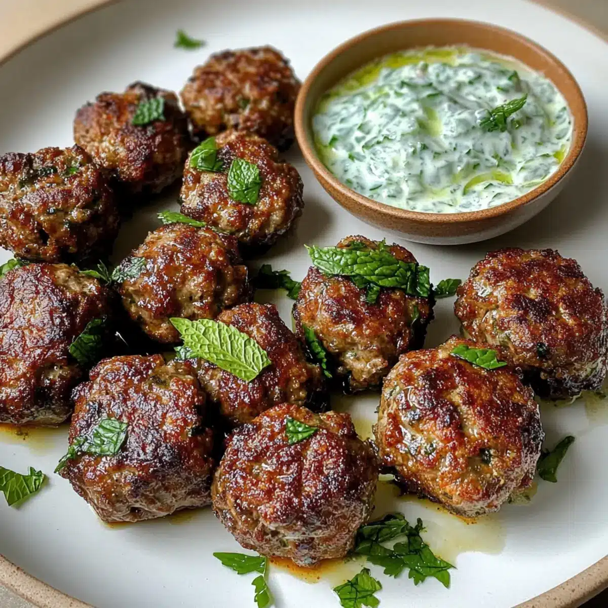 Libanesische Kofta-Fleischbällchen