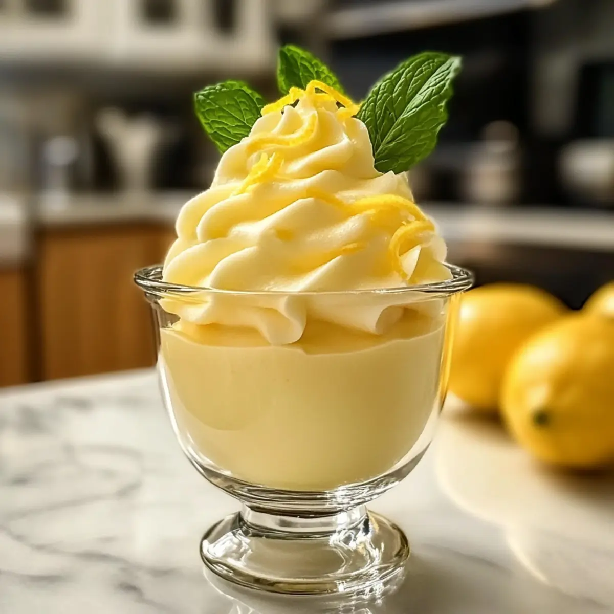 Zitronenmousse