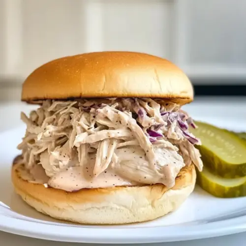Schmortopf Hähnchen Sandwiches