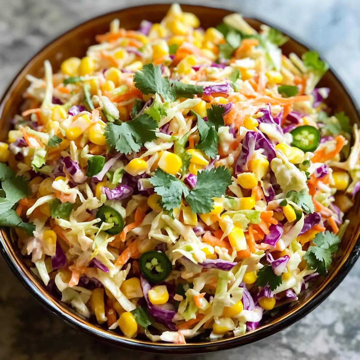 Würziger Mais-Slaw