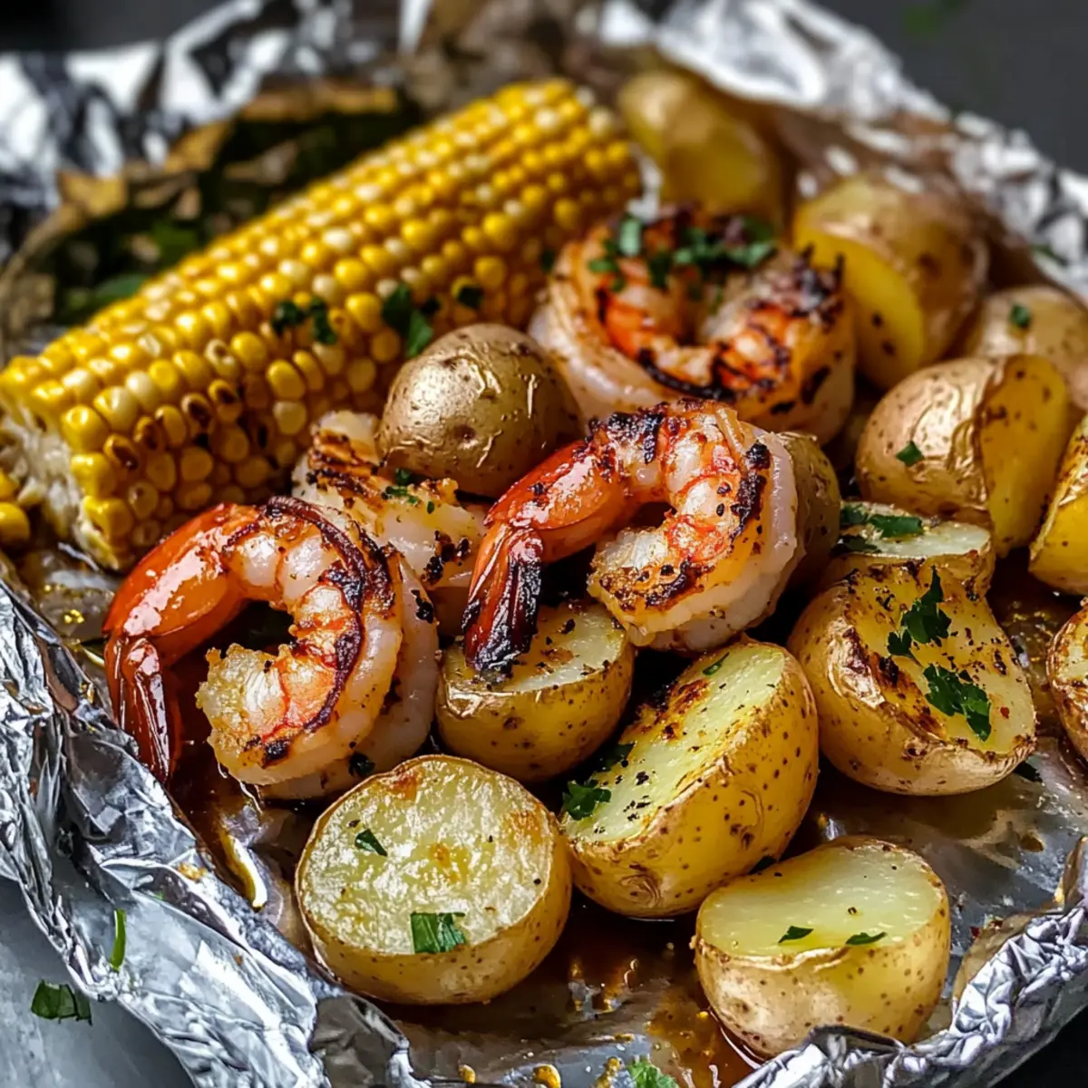 Würzige Gegrillte Garnelen
