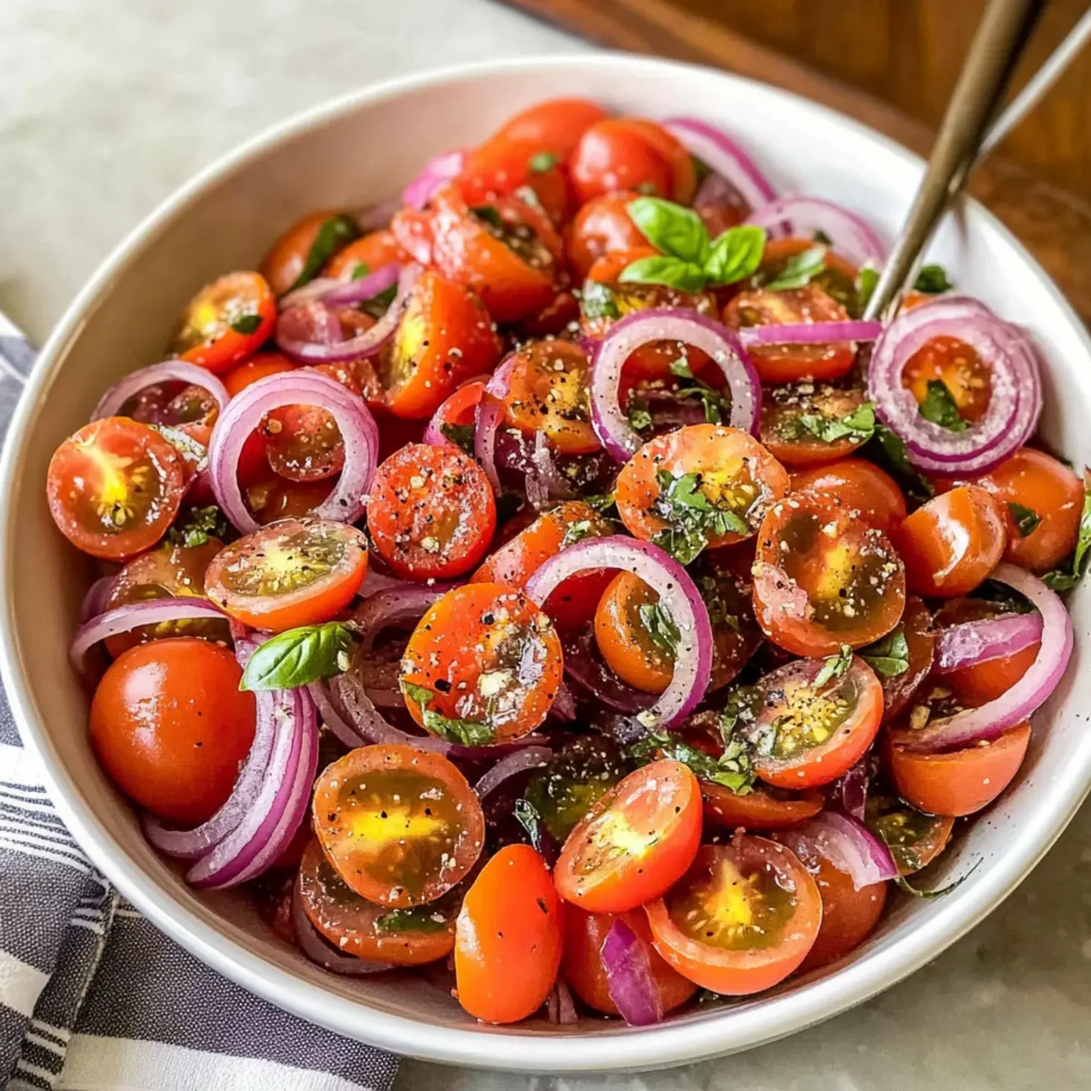 Sommer Kirschtomaten Salat