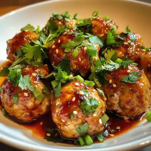 Thailändische Hühnerfleischbällchen